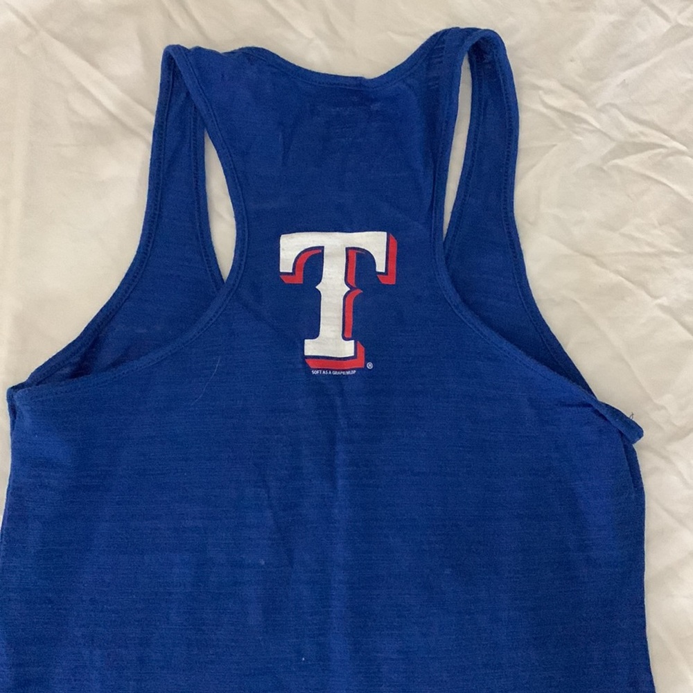 Texas Rangers Racerback Tanktop - Picture 2 of 2